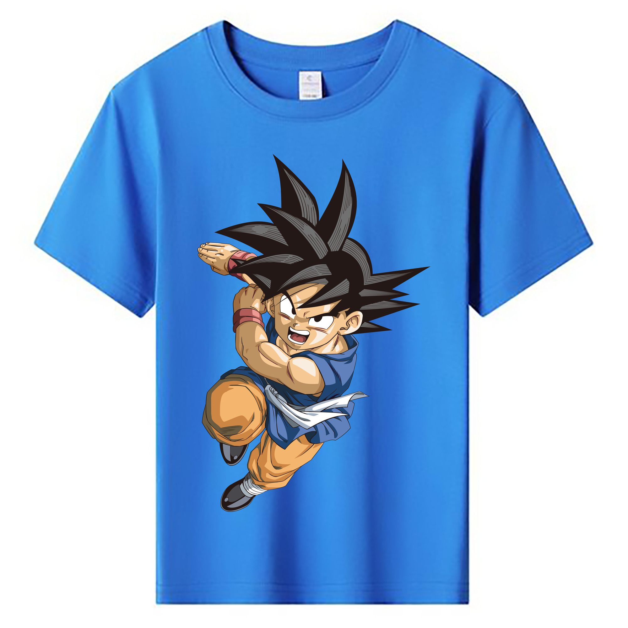 （画像用） ドラゴンボール 孫悟空（そん ごくう）Son Goku カカロット DRAGON BALL Kakarotto 綿100％キッズTシャツ（フロントプリント）
